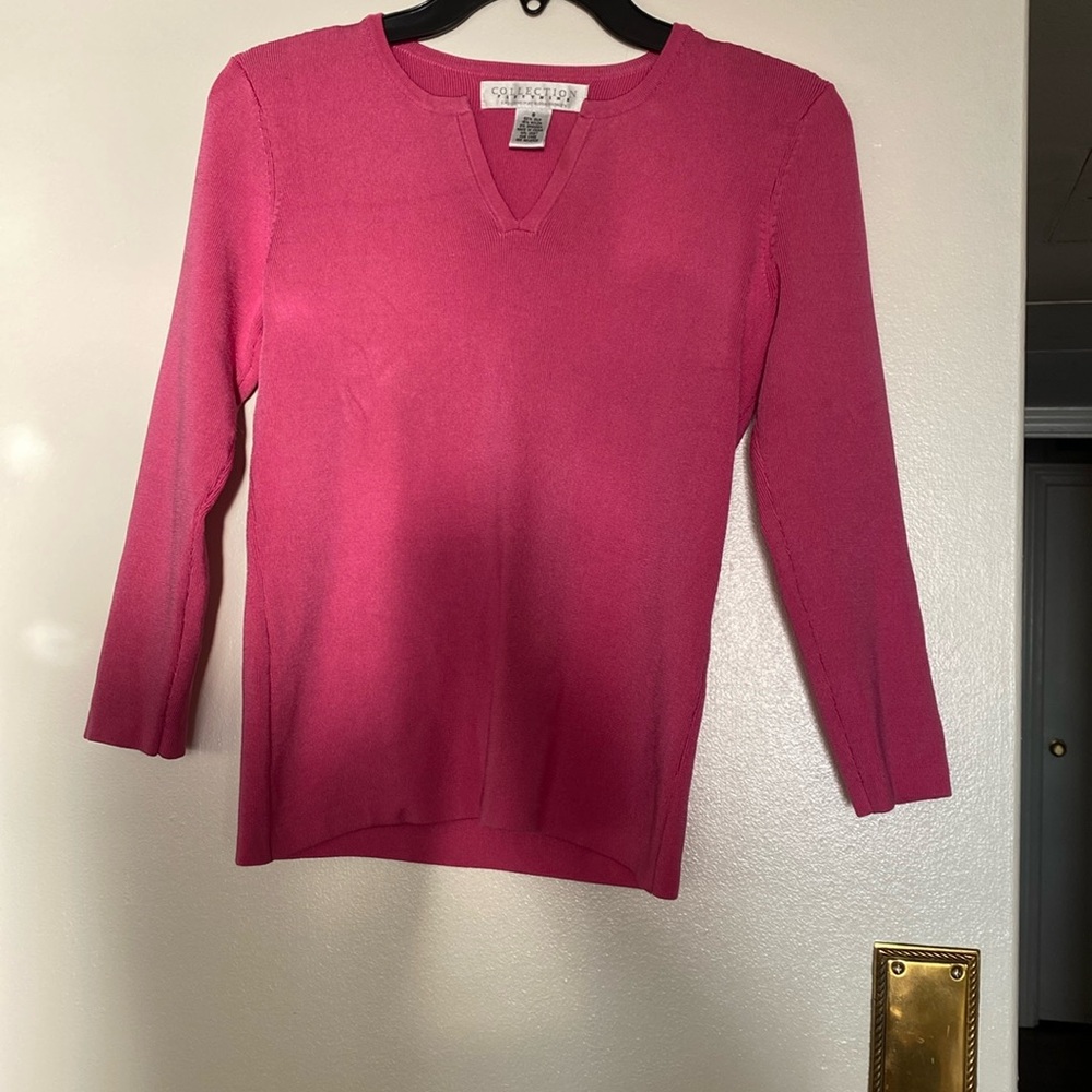 Silk knit top